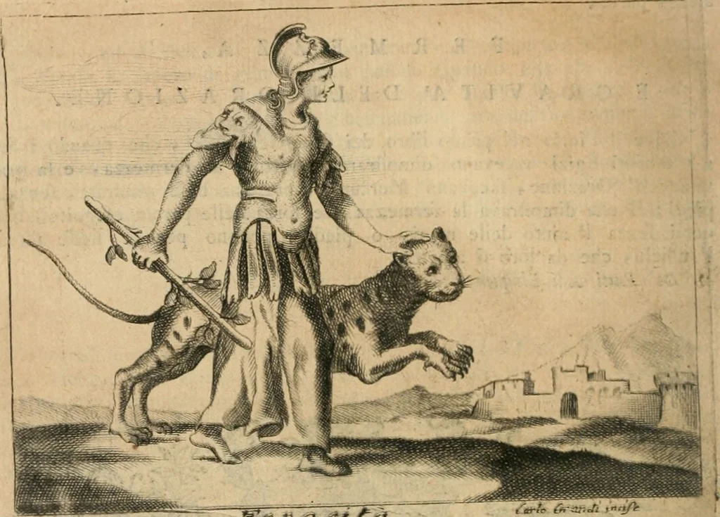 An illustration from Iconologia, 1764, leaf 75