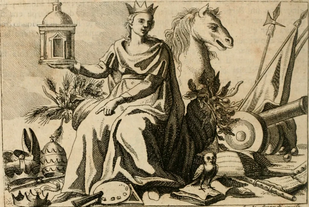 An illustration from Iconologia, 1764, leaf 165