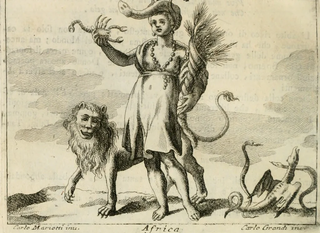 An illustration from Iconologia, 1764, leaf 171
