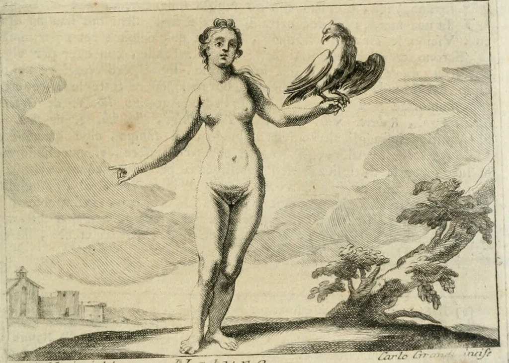 An illustration from Iconologia, 1764, leaf 210