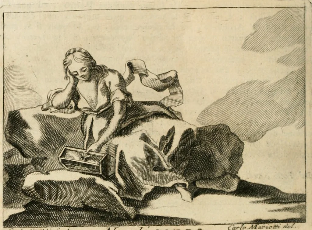 An illustration from Iconologia, 1764, leaf 217