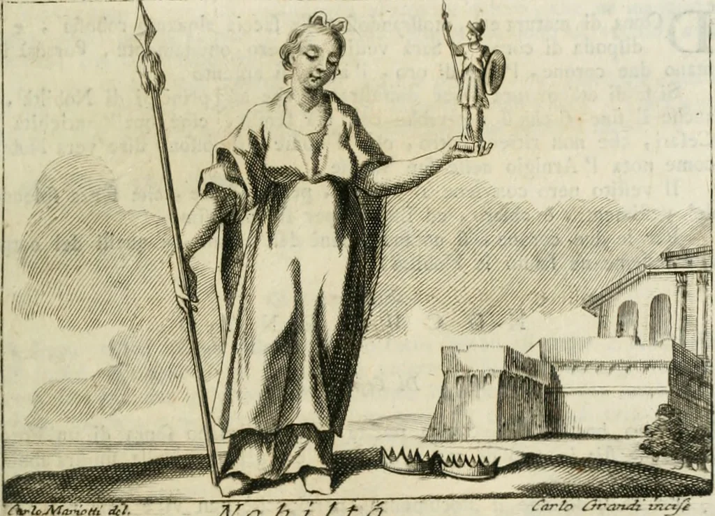 An illustration from Iconologia, 1764, leaf 236