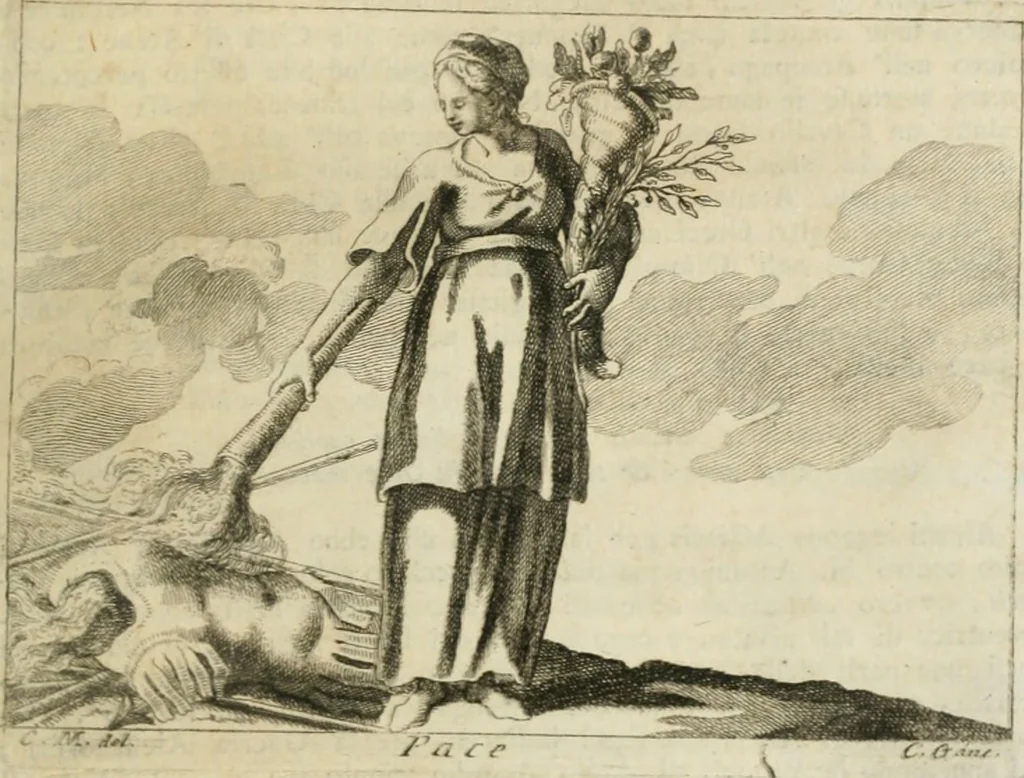 An illustration from Iconologia, 1764, leaf 332