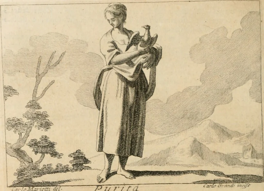 An illustration from Iconologia, 1764, leaf 445