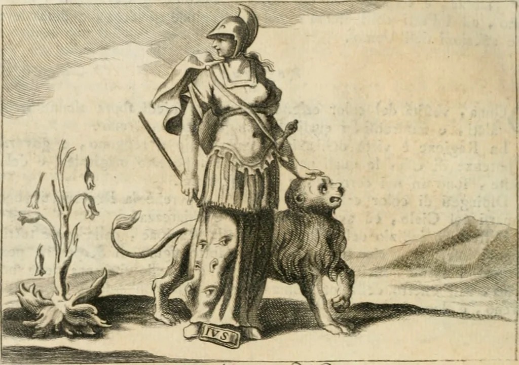 An illustration from Iconologia, 1764, leaf 11