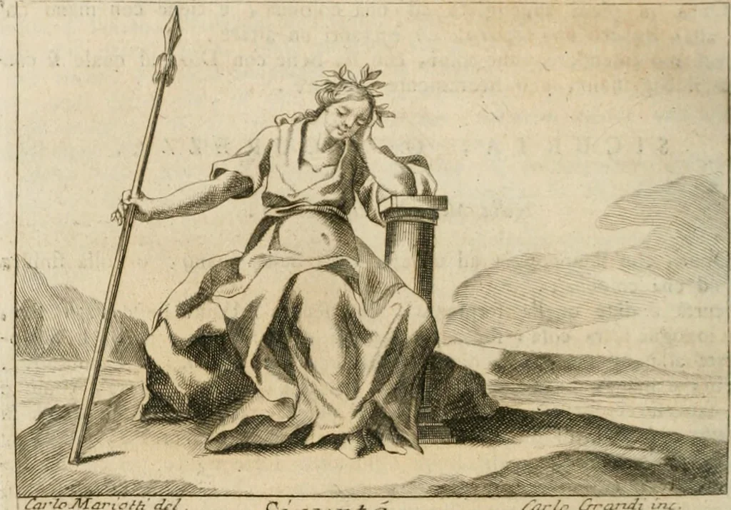 An illustration from Iconologia, 1764, leaf 169