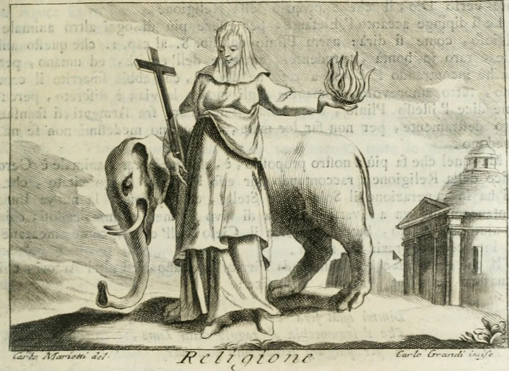 An illustration from Iconologia, 1764, leaf 18