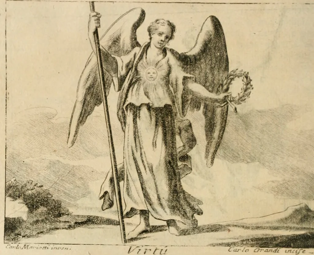 An illustration from Iconologia, 1764, leaf 377