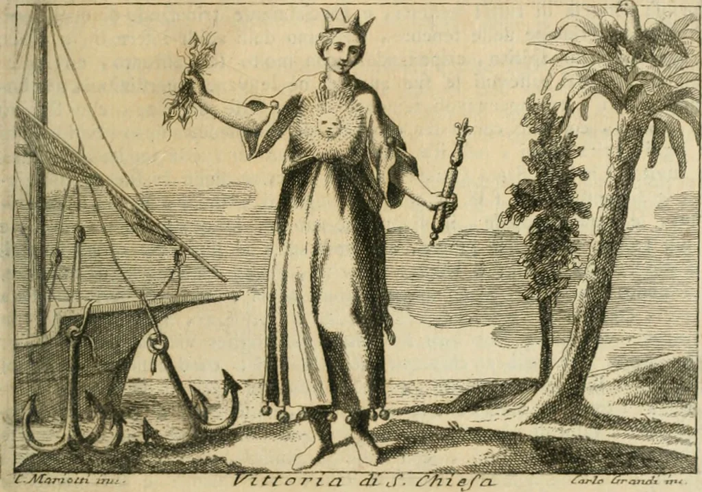 An illustration from Iconologia, 1764, leaf 398