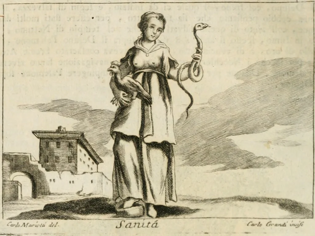 An illustration from Iconologia, 1764, leaf 65