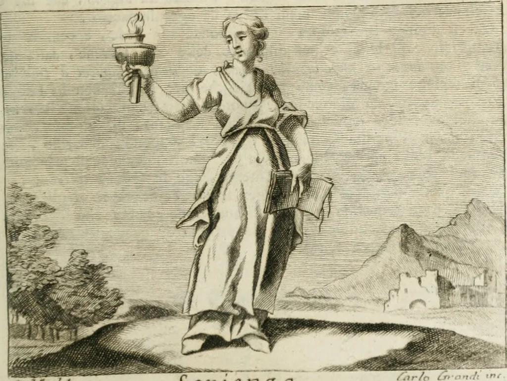 An illustration from Iconologia, 1764, leaf 68