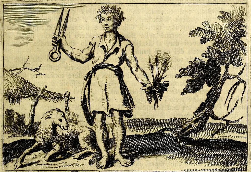An illustration from Iconologia, 1764, leaf 124