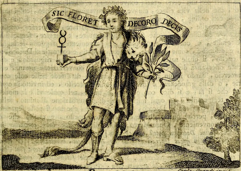 An illustration from Iconologia, 1764, leaf 132