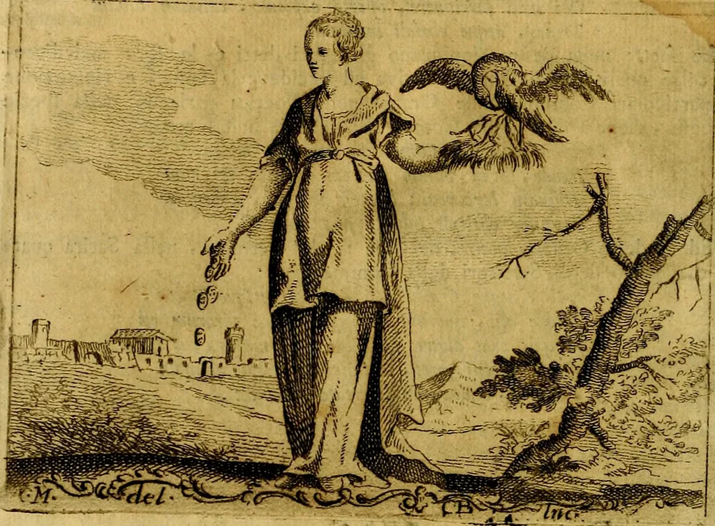 An illustration from Iconologia, 1764, leaf 17