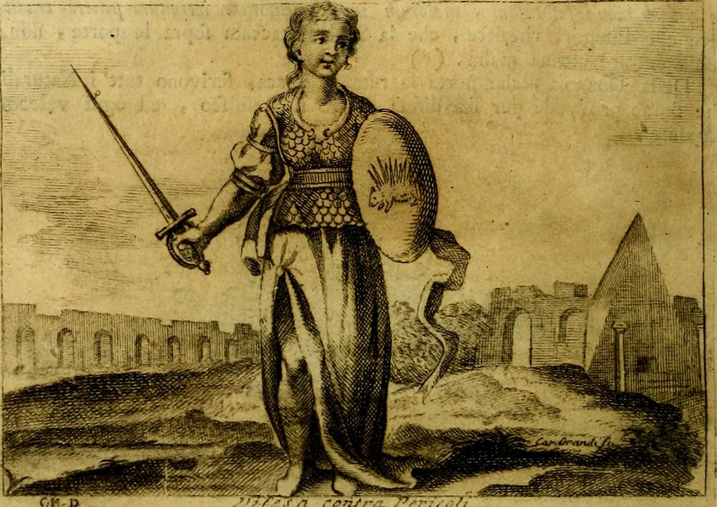 An illustration from Iconologia, 1764, leaf 199