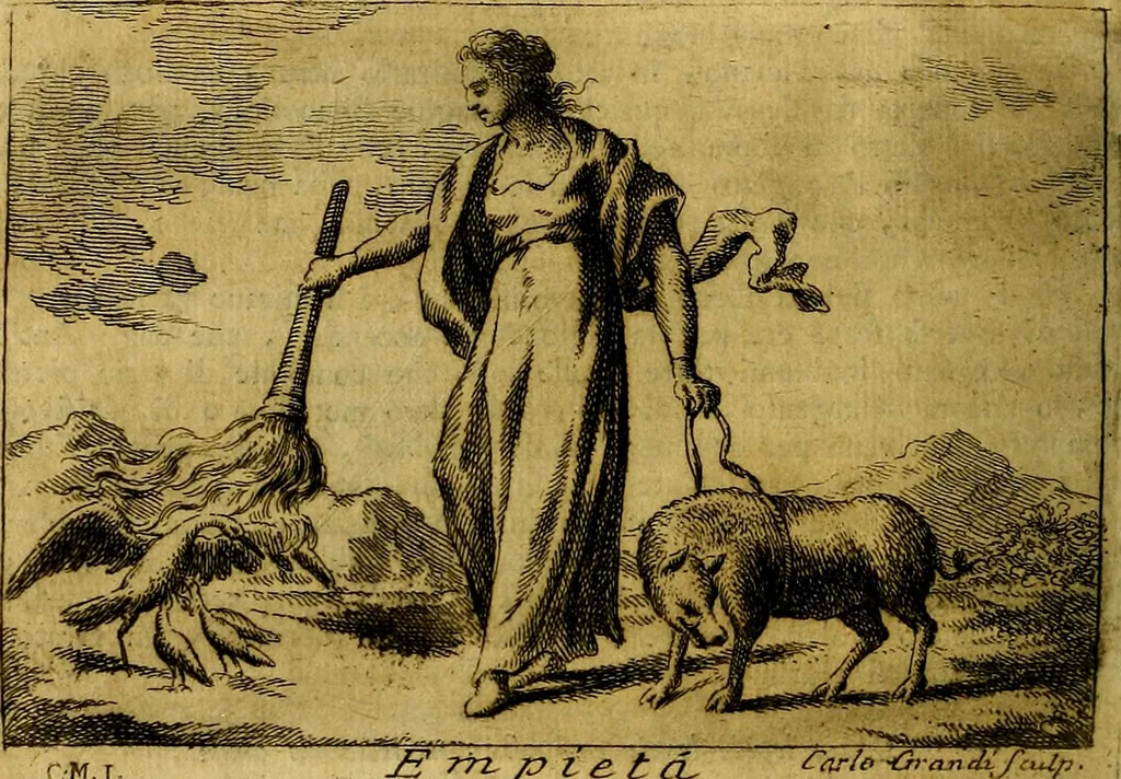 An illustration from Iconologia, 1764, leaf 333