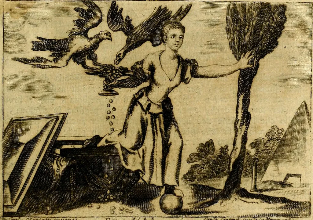 An illustration from Iconologia, 1764, leaf 352