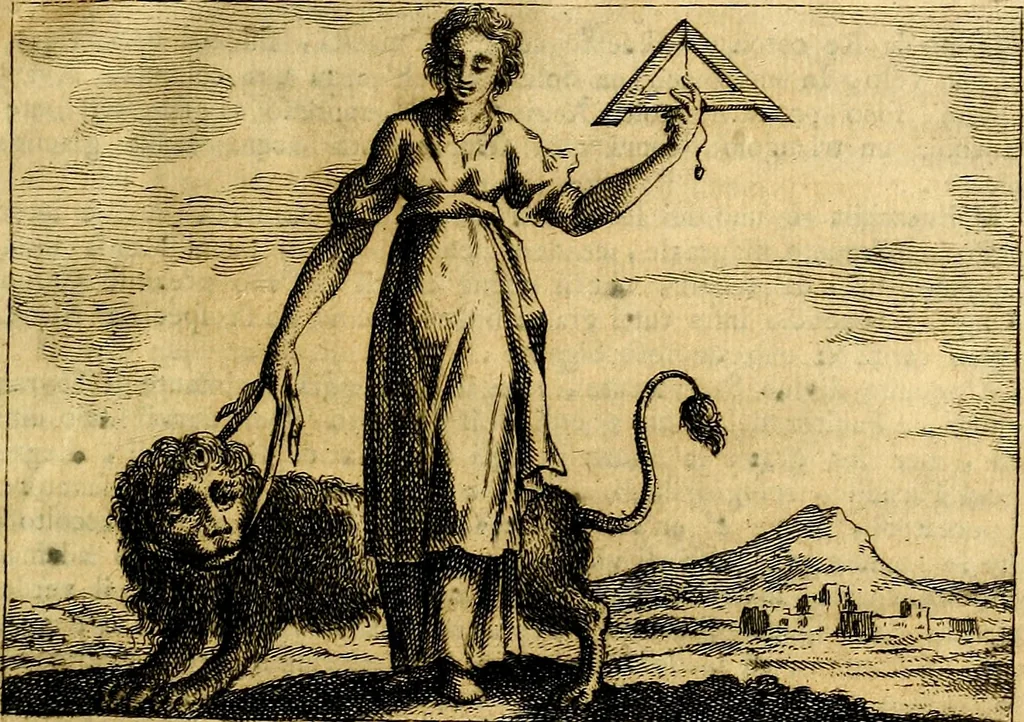 An illustration from Iconologia, 1764, leaf 394