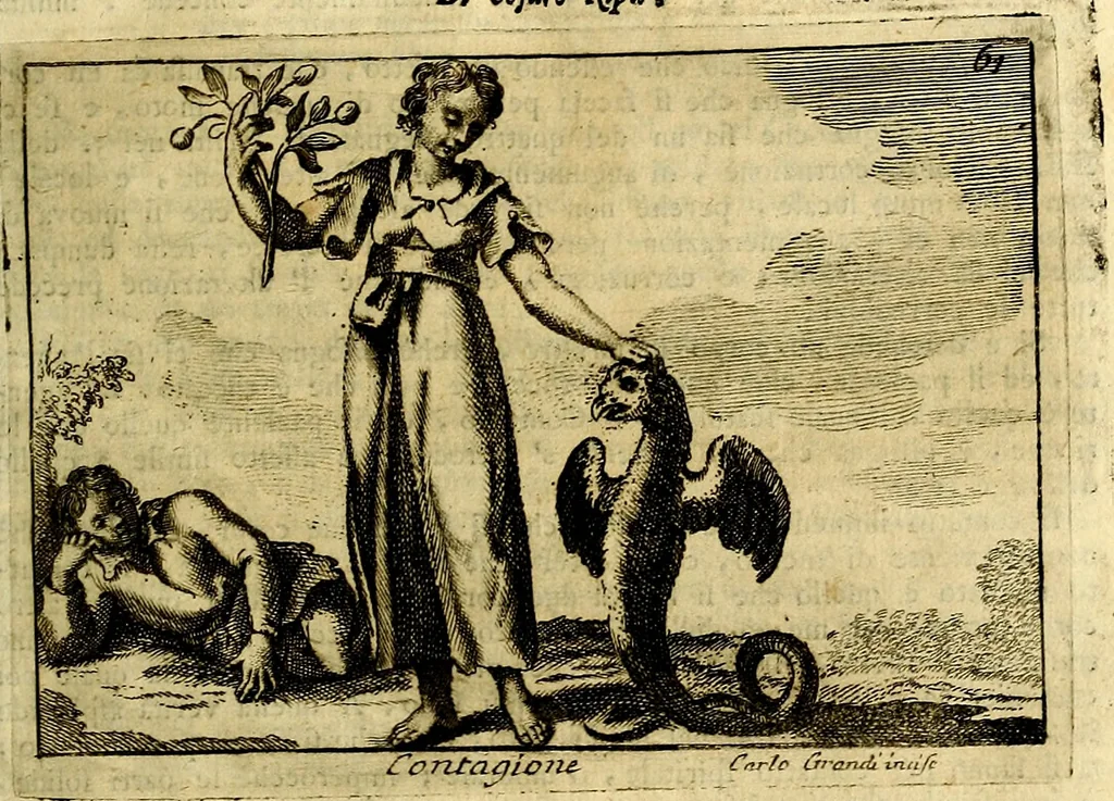 An illustration from Iconologia, 1764, leaf 52