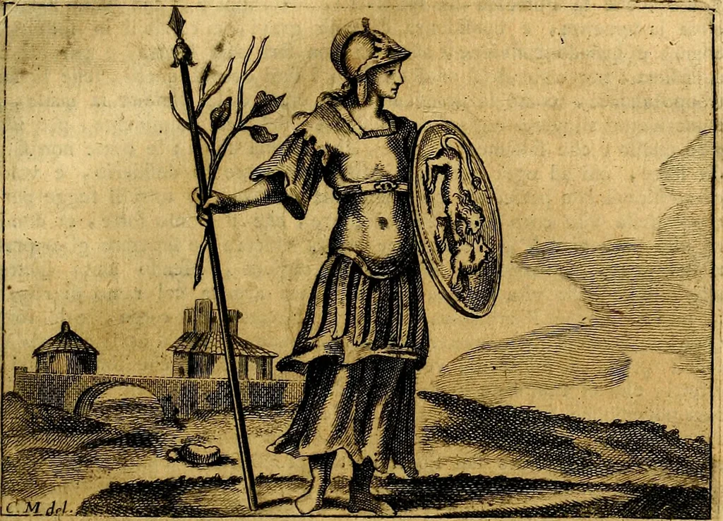 An illustration from Iconologia, 1764, leaf 116