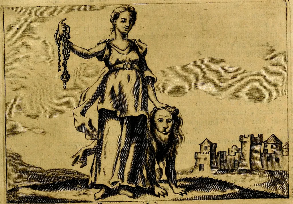 An illustration from Iconologia, 1764, leaf 176