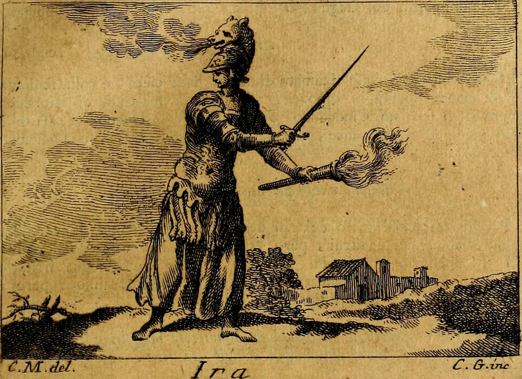 An illustration from Iconologia, 1764, leaf 338