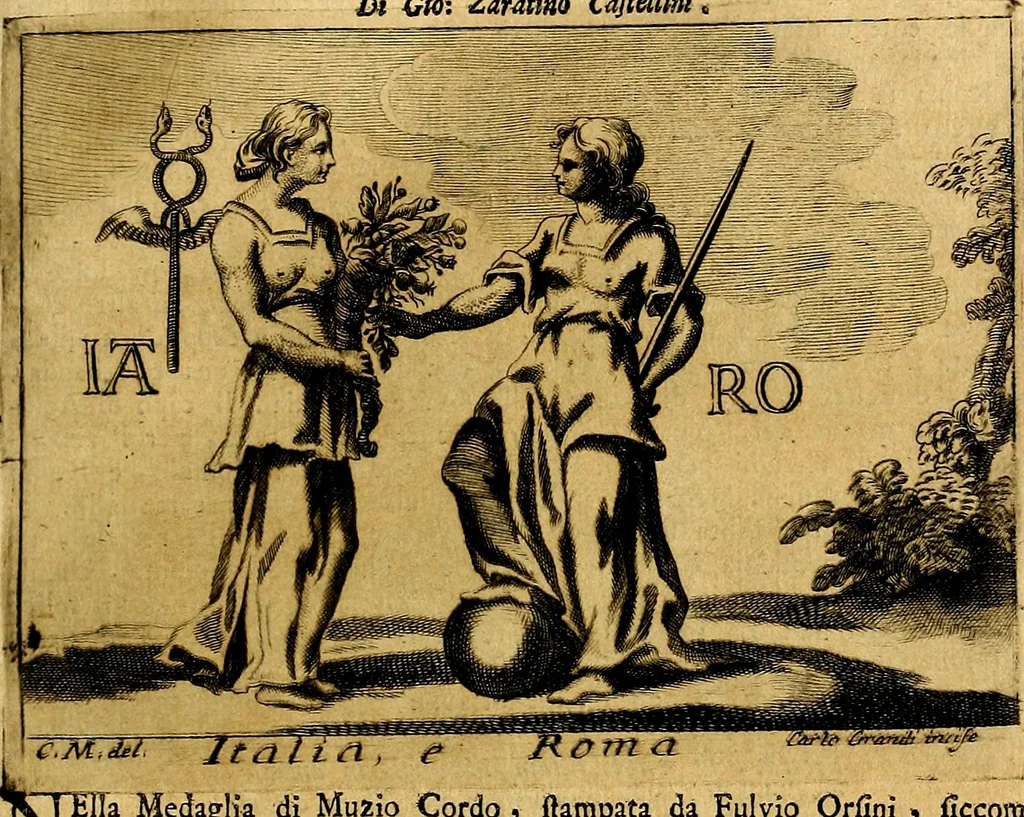 An illustration from Iconologia, 1764, leaf 354