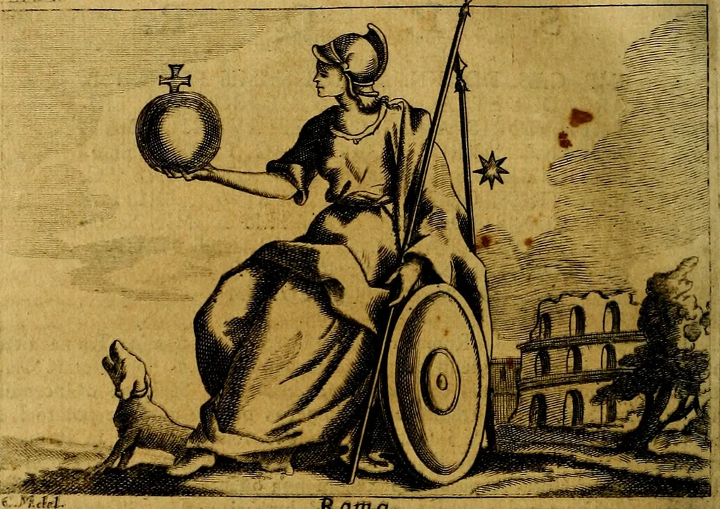 An illustration from Iconologia, 1764, leaf 371