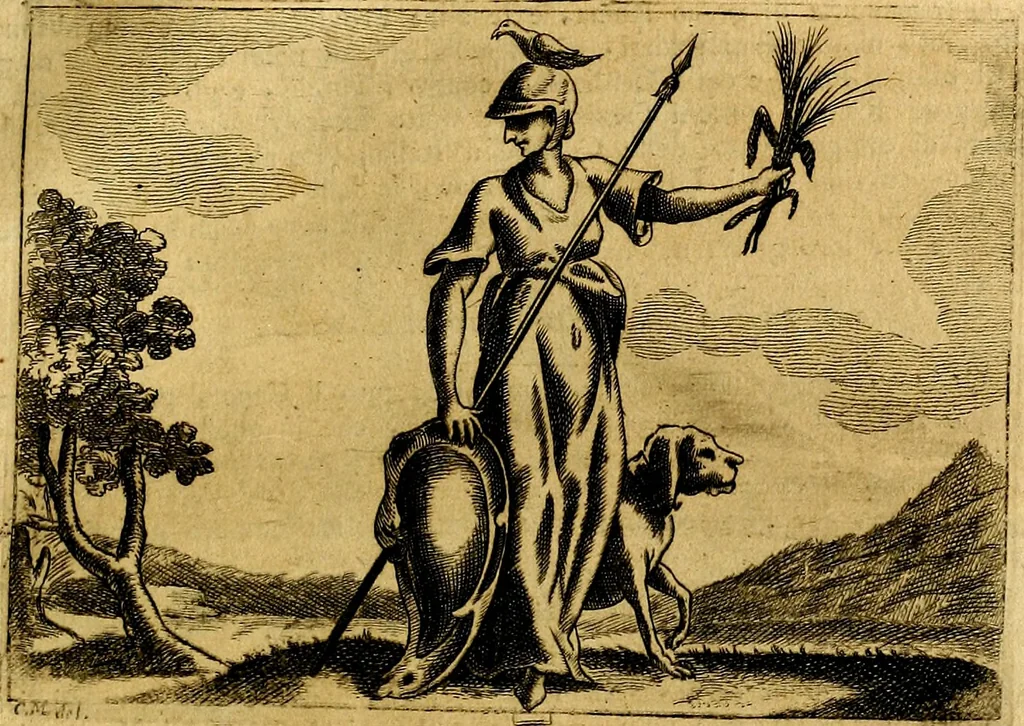 An illustration from Iconologia, 1764, leaf 402