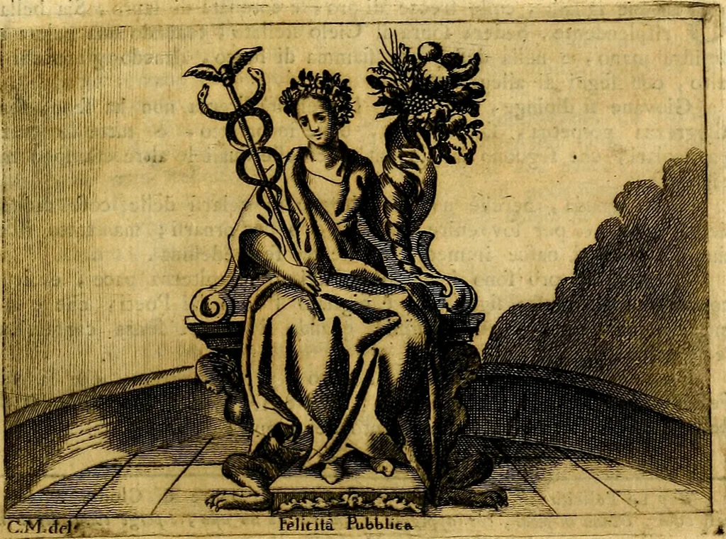 An illustration from Iconologia, 1764, leaf 66