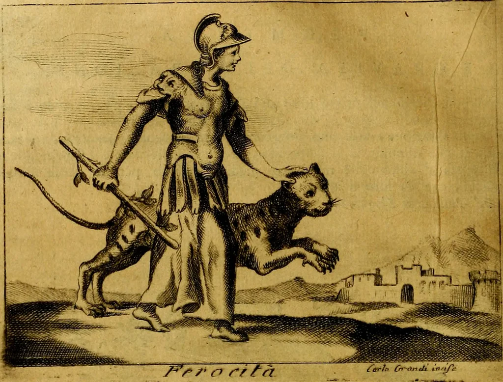 An illustration from Iconologia, 1764, leaf 75