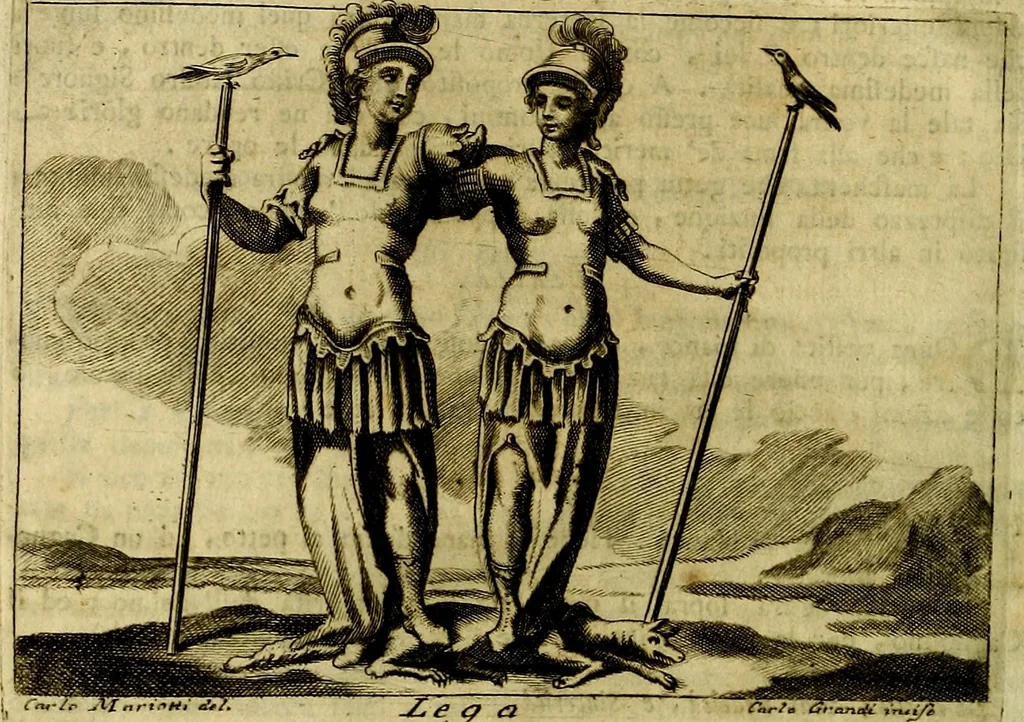 An illustration from Iconologia, 1764, leaf 11