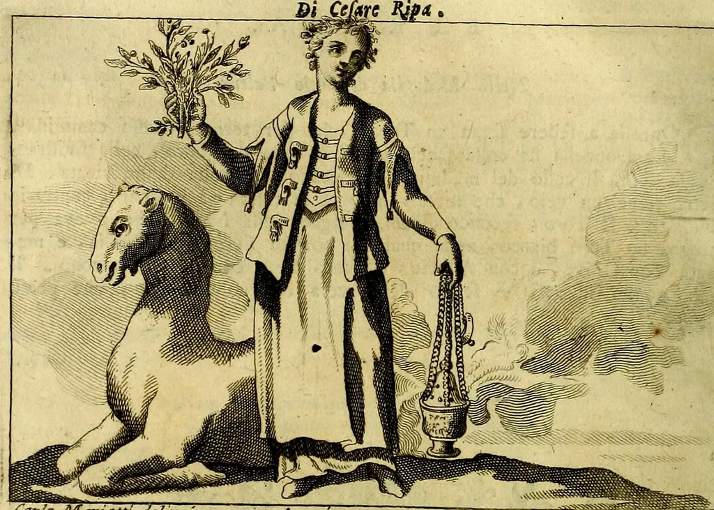 An illustration from Iconologia, 1764, leaf 169