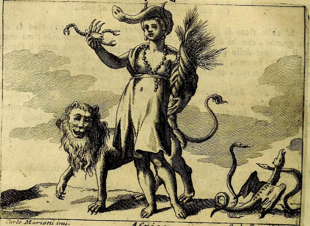 An illustration from Iconologia, 1764, leaf 171