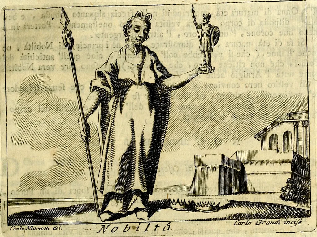 An illustration from Iconologia, 1764, leaf 236