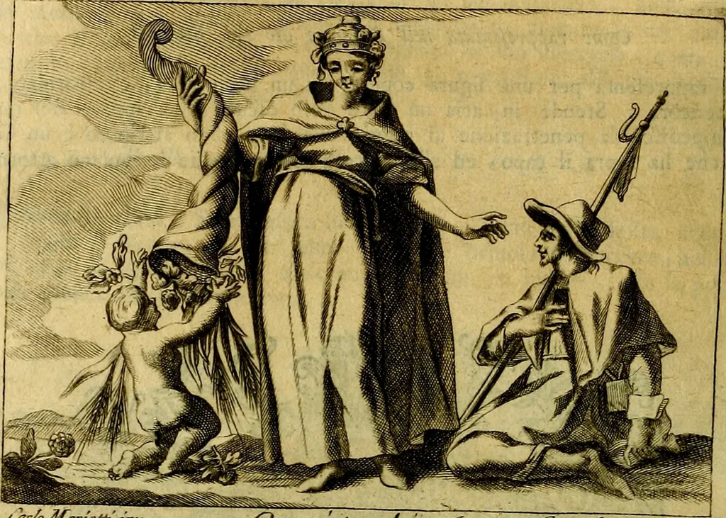 An illustration from Iconologia, 1764, leaf 323