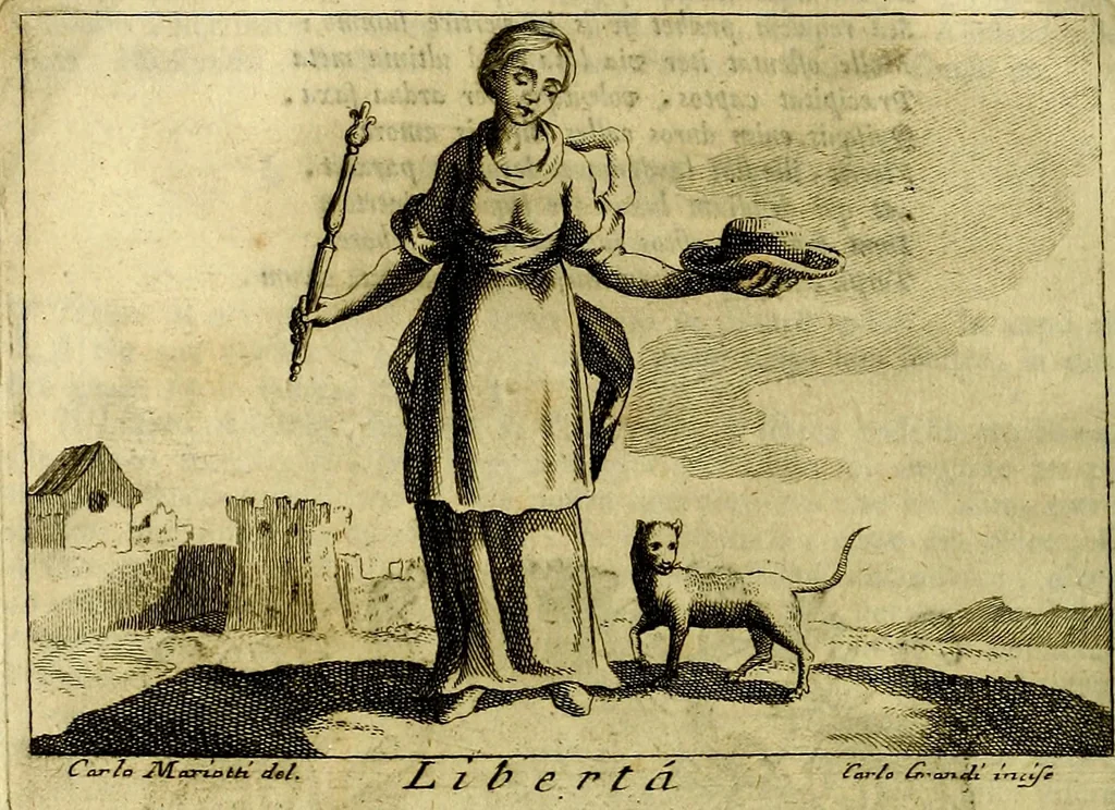 An illustration from Iconologia, 1764, leaf 37