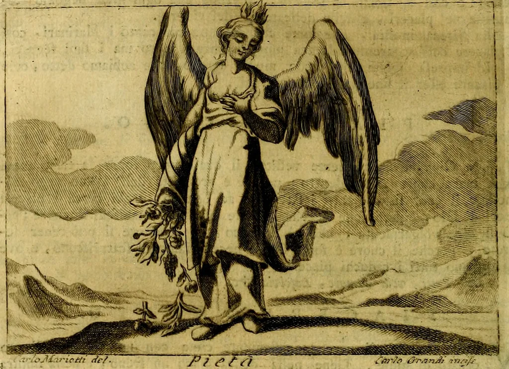 An illustration from Iconologia, 1764, leaf 387