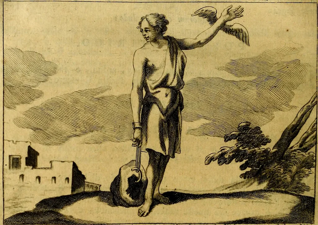 An illustration from Iconologia, 1764, leaf 401