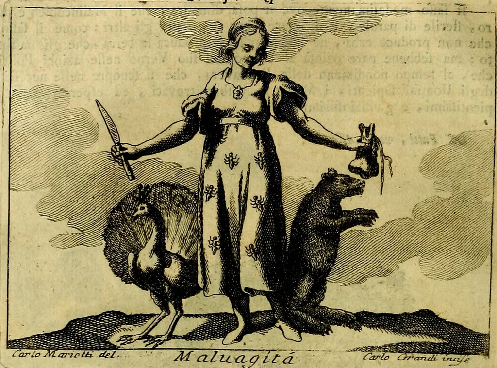 An illustration from Iconologia, 1764, leaf 79