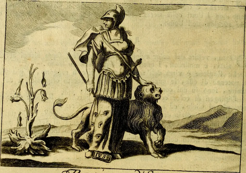 An illustration from Iconologia, 1764, leaf 11