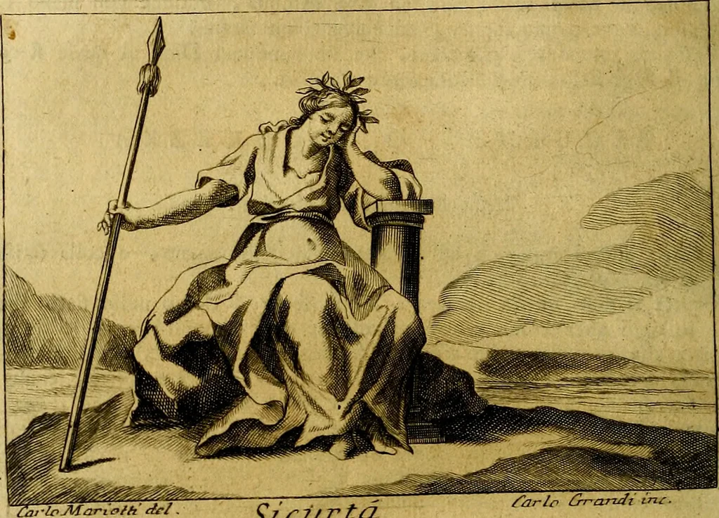 An illustration from Iconologia, 1764, leaf 177
