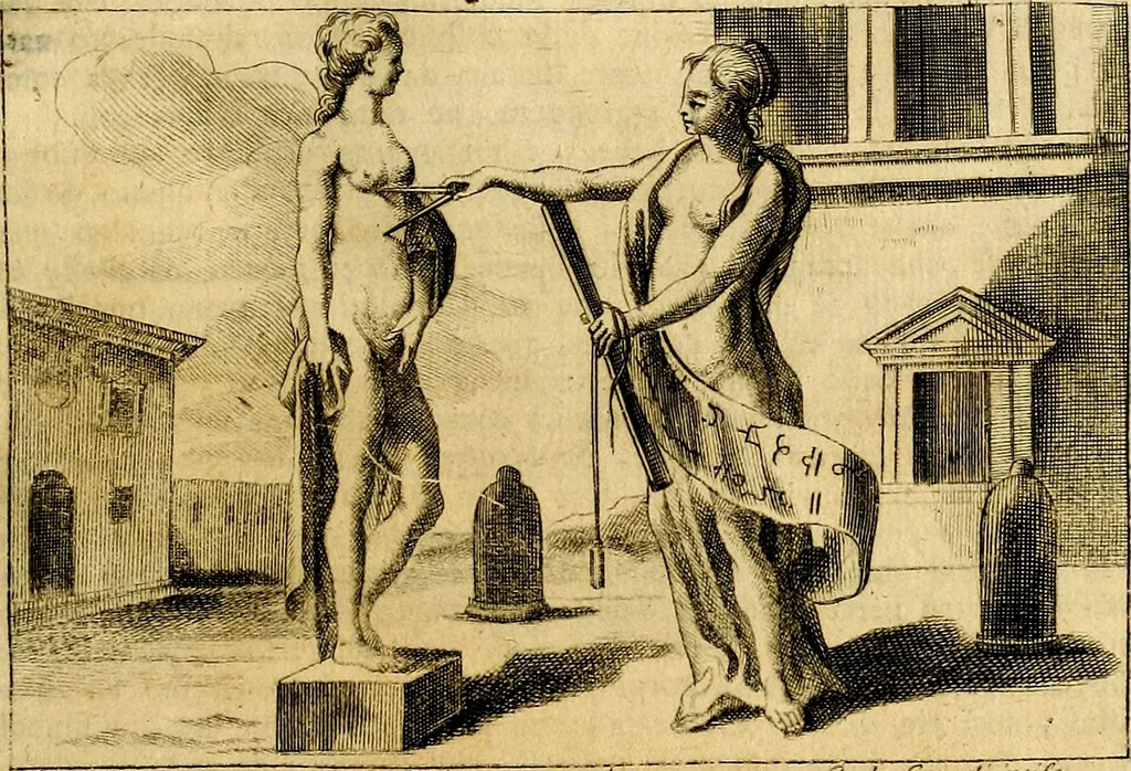 An illustration from Iconologia, 1764, leaf 182