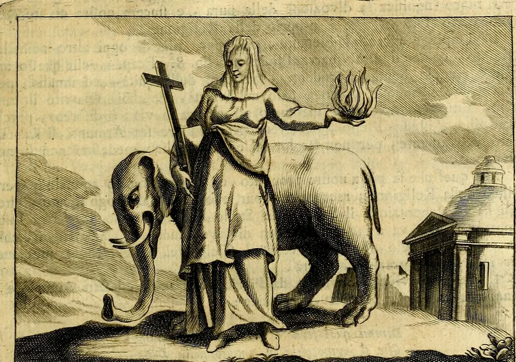 An illustration from Iconologia, 1764, leaf 26