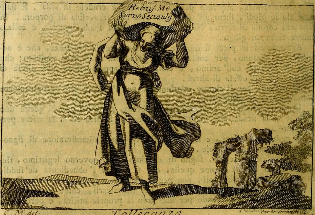 An illustration from Iconologia, 1764, leaf 299