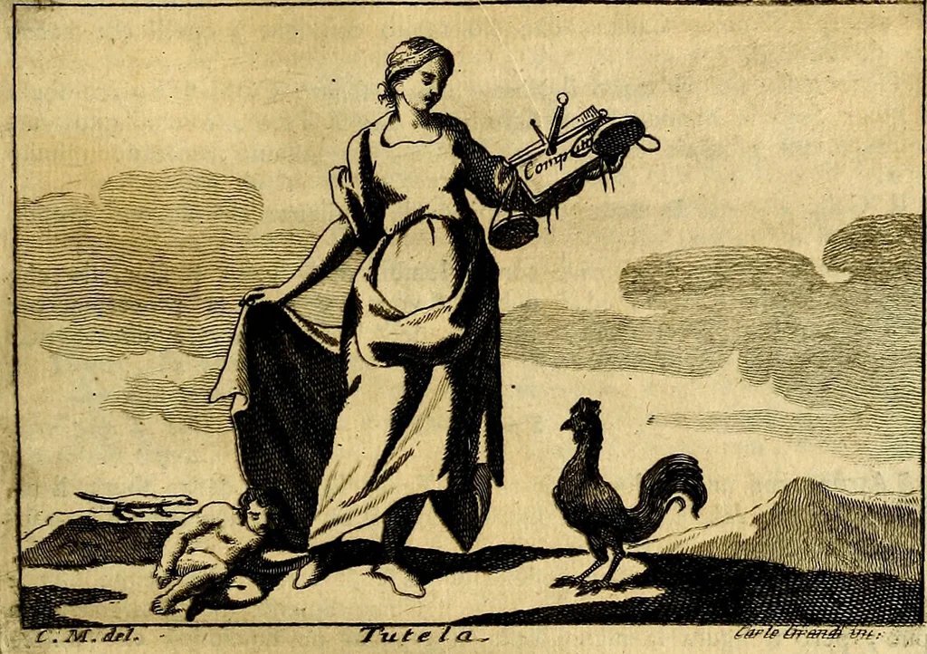 An illustration from Iconologia, 1764, leaf 312