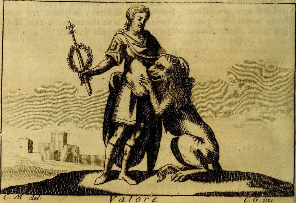 An illustration from Iconologia, 1764, leaf 317