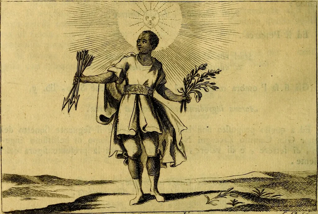 An illustration from Iconologia, 1764, leaf 347
