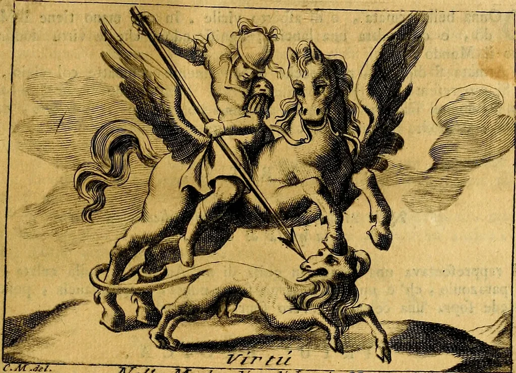 An illustration from Iconologia, 1764, leaf 388