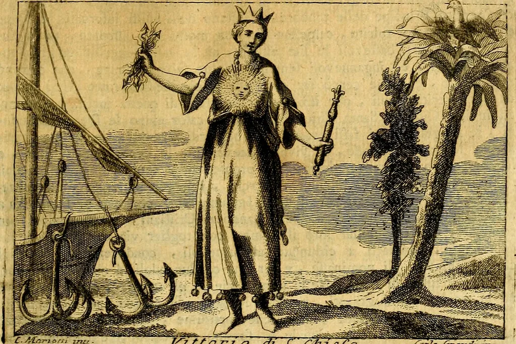 An illustration from Iconologia, 1764, leaf 406